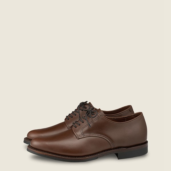 Red Wing Oxford Williston - Featherstone Læder - Mørke Brune - Herre 0429-QWCDZ